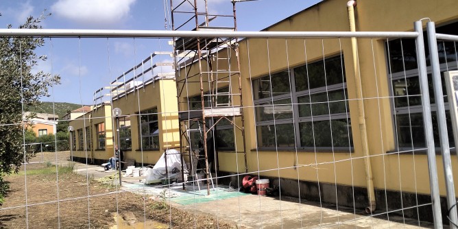 Scuola agibile in borgata, ora la palestra