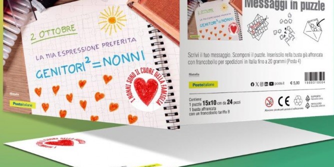 <i>Poste</i> celebra i Nonni con due cartoline 