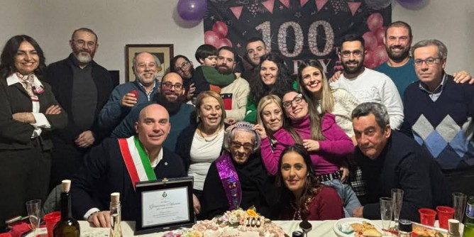 Tissi in festa per i 100 anni di zia Giovannina