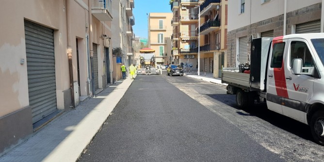 Restyling delle strade cittadine a Sassari