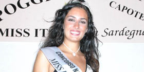 Miss Italia, Valeria Corda incoronata Miss Eleganza Sardegna 2004