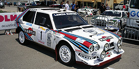 Marco de Marco su Lancia Delta S4 numero 1 del Rally del Corallo