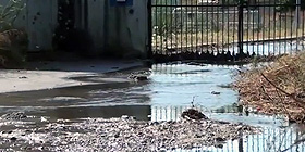 Piove ad Alghero, liquami in via Degli Orti