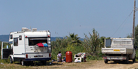 Sgombero al campo Rom di Mamuntanas