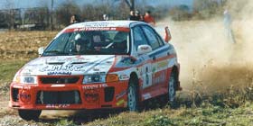 Rally del Montalbo a Pisciottu su Peugeot