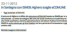 <i>Internet Soluzioni</i> smentisce lassessore 